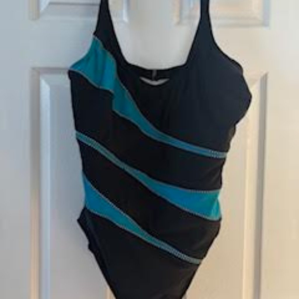 Miraclesuit Colorblock Helix One Piece Swimsuit Dd-Cup - Nwot